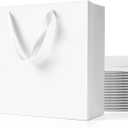 MOXARYSU White Gift Bags With Handles: 12.5x4.5x11 Inch 30pcs Large Paper Gags Bulk For Birthday Wedding Party Shopping