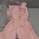 Hungdao 2 Pack Large Pink Wreath Bows 24x36 Waterproof Fabric Bows Outdoor Wedding Decorative Farmhouse Ornaments for Valentine Wedding Party Hanging Wall Front Indoor Decor