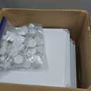 C&AHOME Cube Storage Organizer, 16-Cube Shelves Units, Plastic Storage Cubes, DIY Closet Organizer, Modular Closet Storage Shelves Ideal for Home, Bedroom, 48.4" L × 12.4" W × 48.4" H Milky UPCS16M