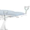 AdirMed VivaComfort Steel Stirrups Compatible with Our 903-01 Power Medical Pelvic Exam Table, Comfortable Treatment Table Stirrups