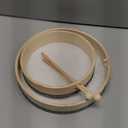 Foraineam 10 Inch & 8 Inch Hand Drum Musical Percussion Instrument Wooden Frame Drum with Wood Drum Sticks