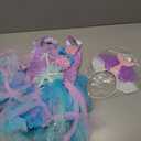 Mermaid Costume Light Up Dress for Girls - Birthday Party Gifts, Decorations, Halloween Costumes (3-4T)