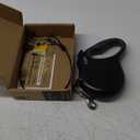 Fida Retractable Dog Leash, 16 ft Dog Walking Leash for Small Dogs up to 26 lbs, 360 Tangle Free, Black