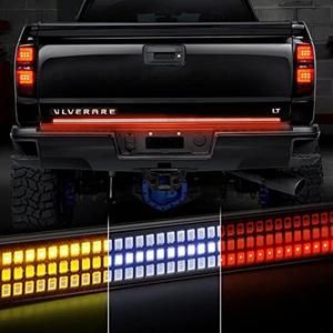 AMEXMART 60 Inch LED Tailgate Light Bar with Reverse & Sequential Turn Signals for Truck