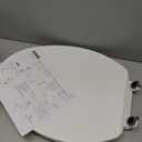 KOHLER K-26801-0 Impro ReadyLatch Quiet Close Elongated Toilet Seat, White Toilet Seat, Grip-Tight Bumpers, New Home Essentials, Slam Prevention