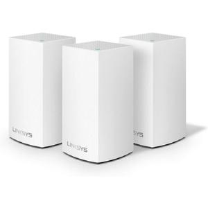 Linksys Velop Mesh Home WiFi System, 4,500 Sq. ft Coverage, 30+ Devices, Speeds up to (AC1300) 1.3Gbps - WHW0103