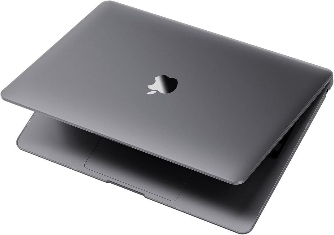 for MacBook Pro 13 inch Case [100% Color Match] [Ultra Thin Armor] 2022-2016 M2 M1 A2338 A2289 A2251 A2159 A1989 A1706 A1708 Protective Hard Shell Matte Cover for Laptop - Space Gray Clear