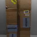 9-Tier Foldable Shoe Rack Organizer for Closet,36Pairs Collapsible Plastic Shoe Shelf,Large Shoes Cabinet with Door,Clear Stackable Storage Box Easy Assembly (White)