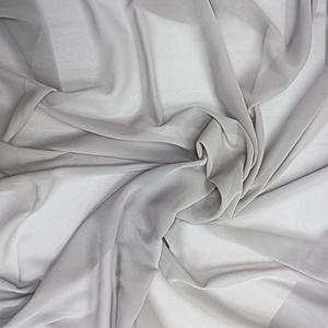 Chiffon Fabric for Wedding Dress & Bridal Decoration Smoky Gray 2Yards