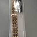 TOYOUTHS Designer Vintage Dressy Bracelet for Apple Watch Band Women 42/40/41/38/44/45/46/49mm, Stainless Steel Elegant Luxury Metal Strap for iWatch Series 11 10 9 8 7 6 5 4 SE/Ultra 3 2 1 (Rose Gold-Brushed&Shiny)