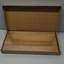 Large 16" Acacia Wood Riser Pedestal Stand  Farmhouse Wood Display Riser for Kitchen and Bathroom Dcor - Counter Display, Plant Stand, Jewelry Holder, Vanity Tray, Candle Stand (L:16"x8"x1.57")