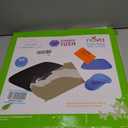 NOVA Happy Tush Extra Wide Gel Cell Seat Cushion, Double-Layer Pressure-Relief Gel, Foldable & Portable, Water-Resistant, Washable Non-Slip Cover, Home, Office & Travel