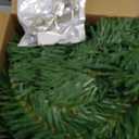 4 Strands Christmas Garlands 72 Feet Artificial Pine Garland Soft Greenery Wreaths with 160 Warm LED Lights for Christmas Indoor Outdoor Decoration