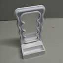 Orbit Wavy LED Light and Mirror Phone Holder is a multifunctional phone stand featuring a vibrant LED glow, a built-in mirror, and a trendy wave design for hands-free viewing
