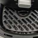 COMFEE' Compact 2.1 Quart Air Fryer with 12 Menu Options, Adjustable Timer & Temperature Control 180-400 degrees F, Dishwasher-Safe Nonstick Fry Basket with Stainless Steel Finish (Metal Black)
