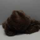 Wyeysyt Womens Faux Fur Coat Long Fluffy Shaggy Jacket Lapel Winter Furry Coats Fuzzy Outerwear(Brown-S)