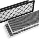 4-Pack HEPA Cabin Air Filter Fits for Tesla Model Y 2026 2025 2024 2023 2022 2021 2020 Activated Carbon Cabin Air Intake Filter Replacement Model Y Car Accessories