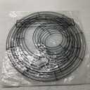 5 Pieces Christmas Metal Wreath Frame Ring Round DIY Macrame Floral Crafts Wire Wreath Form Christmas Decoration Door Craft (Deep Green, 12 Inch, 8 Inch)