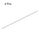 MECCANIXITY 1/4 Inch x 24 Inch 316 Stainless Steel Solid Round Rods Metal Lathe Bar Stock for DIY Craft 4 Pcs