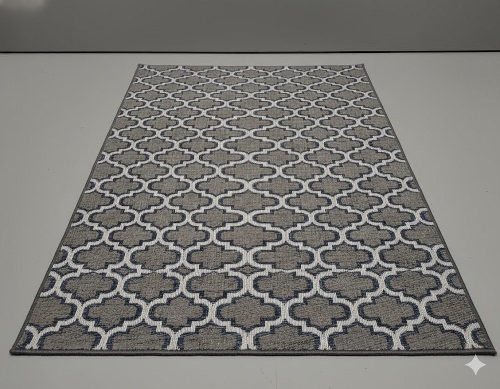 DEXI Door Mats Indoor Entryway Rug, 23"x35", Drey