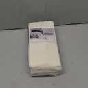 Linen Closet Fitted Sheet  100% Cotton Percale, Cool & Crisp, Brushed for Softness, Deep Pocket Fits Mattresses up to 17", Breathable, Durable, Easy Care, 1-Piece Bottom Sheet, Queen Size, Ivory