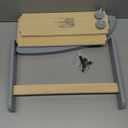 Wooden 2 Step Stool for Toddlers, Foldable 2-Step with Non-Slip Pads and Handles, Bamboo Step Stool for Kids Bathroom Sink and Potty Training, Kitchen Helper, Nursery Bedroom (Grizzly)