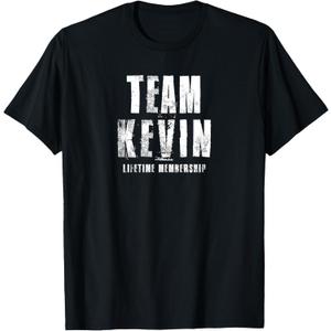 Team Kevin Lifetime Membership Funny Kevin Sayings T-Shirt, S