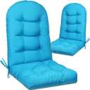 2 Pack Adirondack Chair Cushion, Waterproof Rocking Chair Cushion - Fade Resistant Patio Furniture Cushions, Thickened Patio Chair Pad for Outdoor and Indoor, 49x20x5 Inch