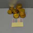 4oz Tins 12 Pack, Round Salve Tins for Salve, Aluminum Gold 4 oz Tin with Lids, Recycle Metal Tin Containers for Storage, DIY Containers for Food, Crafts, Candles, Lotions, Balm, Spices