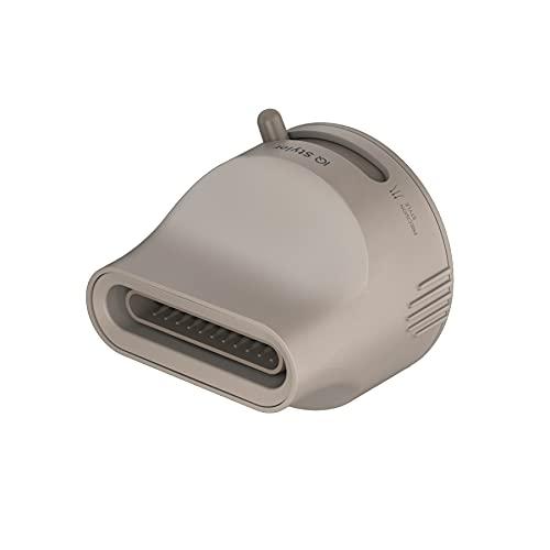 Shark XSKHD121CA IQ 2-in-1 Concentrator, Auto Preset Attachment Nozzle for HyperAIR Blow Dryers, Styling Tool, for Straight, Wavy, and Curly Hair, Frizz-Free, Sleek and Smooth Blowout, Stone