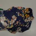 Women's Floral Maxi Dress Flowy V Neck Empire Waist Summer Wedding Guest Party Casual Chiffon Dress 3XL