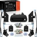 A-Premium Tailgate Rebuild Kit Compatible with Toyota Tundra 2000-2006, Rear Tailgate Parts Handle Bezel Latch Hinge Cable Lamp Striker Bolts (Pack of 31)