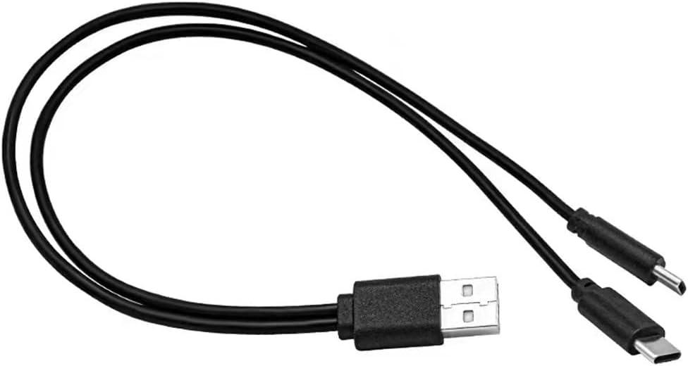 8 Inch 2 in 1 USB-C Splitter Cable - Type A to USB-C Charging Cord