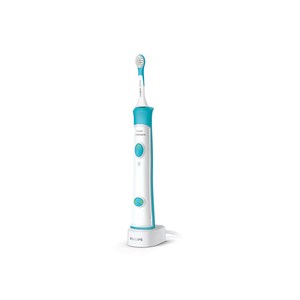 Philips Sonicare for Kids 3+ Bluetooth Connected Rechargeable Electric Power Toothbrush, Interactive for Better Brushing, Turquoise, HX6321/02