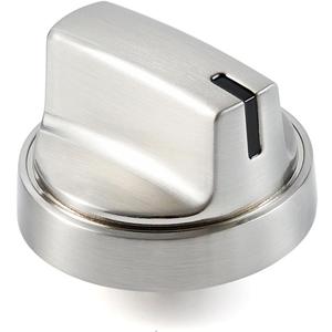 atgestore WB03X29300 Stainless Steel Stove Knobs Replacement for GE Stove Parts 191D8446 Range Parts Knobs JGP3030SLSS JGP3036SL1SS JGP3030SL1SS GE Cooktop Knob Burner Control Knobs 1 Pcs