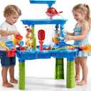 3-Tier Sand and Water Table for Kids, Summer Outdoor Beach Outside Backyard Activity Sensory Kids Sand and Water Table, Birthday Gifts for Toddler Boys Girls Ages 3 4 5 6 7 8