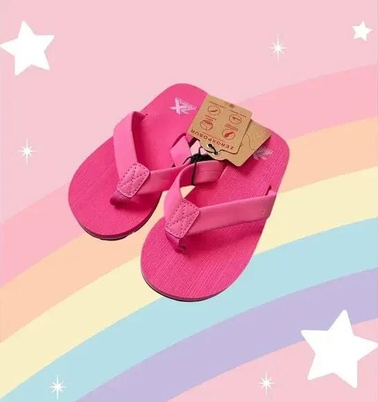 ZeroXposur Kid’s Size 10/11 Pink Flip Flops for Girls
