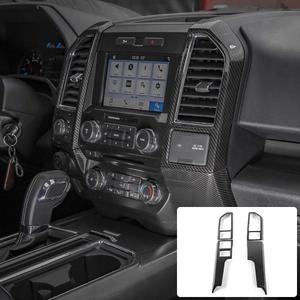 JeCar Interior Center Console DashTrim Accessories for Ford F150 Carbon Fiber Interior Trim 2015 2016 2017 2018 2019 2020