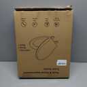 Toilet Seat Round Soft Close16.5'', Toilet Lid Slow Close Quiet No Slam, Easy Installation & ReleaseSafe PP Material Easy Clean, Comfortable Ergonomic Design, 2 Years Support, White Plastic