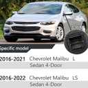 3-Pin Right Passenger Side Door Mirror Fit For 2016-2022 Chevy Malibu L & LS Models Without Turn Signal Light, Non-Heated, Replace# GM1321538 84288099