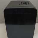 Frigidaire Mini Personal Fridge Cooler, Countertop, Holds Up to 10L/15 Cans, Brushed Black Stainless Rugged Design, Portable for Skincare, Makeup, Car, Office, Bedroom, Dorm Room, or Cabin