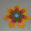 Metal Flower Wall Decor - 1 set Metal Flower Wall Art Outdoor Backyard Decorations 