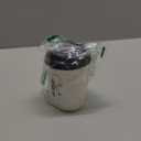 Ceramic Travel Mug with Lid, Double Wall Insulated Ceramic Coffee Cup, 8.5oz, Reusable Tumbler with Silicone Lid for Home, Office, Car, Dishwasher Safe