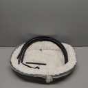 Sunhoo Elevated Cat Bed for Indoor Cats Raised Kitten Hammock Large High Puppy Cot Off Floor SelfSupporting Small Pet Chair with Metal Frame Washable Cushion Easy Assembly 23 * 17 * 8.3 in (White)