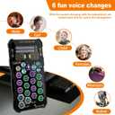 Small Handheld Sound Card Set for Podacsting, Broadcasting, Living, Singing, Recording, Gaming with Families, Friends, Gift,YouTube, TikTok