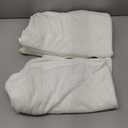 Chumia 3 Pack Baby Bath Towel Coral Fleece Soft Absorbent Newborn Hooded Towel for Kid 30 x 30 Inch Toddler Bath Blanket for Babies Infant Shower Gift(White)