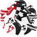 Retro Basketball Shoe Balloons Sneaker Balloons Football Trainers Balloons Boys Birthday Party Decorations Sports Balloons Footwear Boys Men Black White Bedroom Living Room Decor