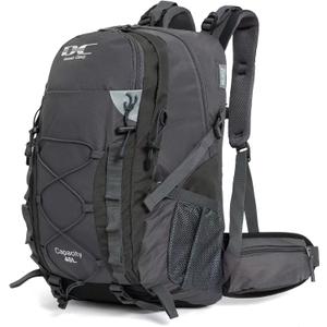 Diamond Candy Waterproof Hiking Backpack for Men and Women, Lightweight Day Pack for Travel Camping | Waterproof, Lightweight, for Travel Camping (Gray)