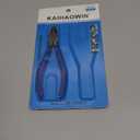 Wire Cutters 2 Pack KAIHAOWIN 6 Inch Wire Cutters Set Spring Loaded Wire Snips Diagonal Cutting Pliers Dikes Precision Wire Clippers Small Flush Cutter for Cutting Wires,Electronics,Cables,Jewelry,DIY (ef of 2 pk)