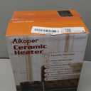 Space Heater, 1500W Electric Heaters Indoor Portable with Thermostat, PTC Fast Heating Ceramic Room Small Heater with Heating and Fan Modes for Bedroom, Office and Indoor Use (10IN)